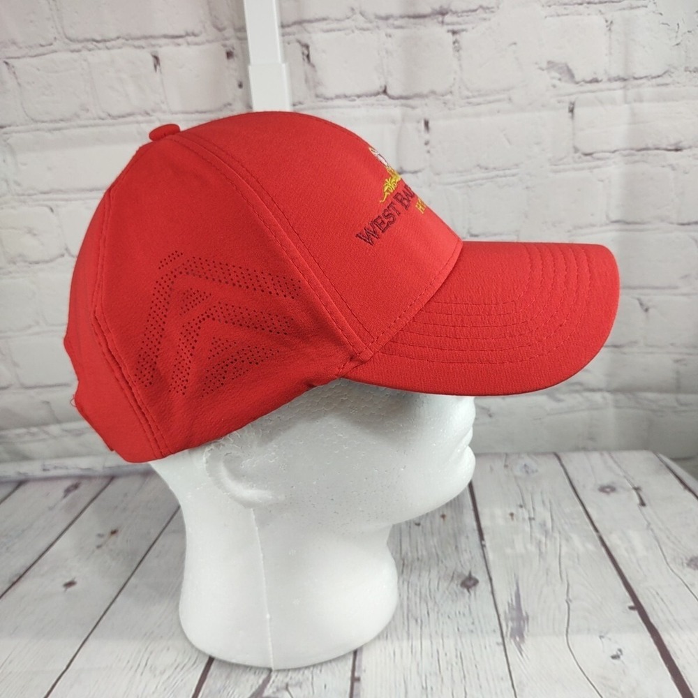 West Baden Springs Hotel Hat Cap Strapback Red Adjustable Embroidered Logo - Picture 6 of 8